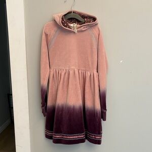 Matilda Jane Pink and Purple Ombre Hoodie Dress